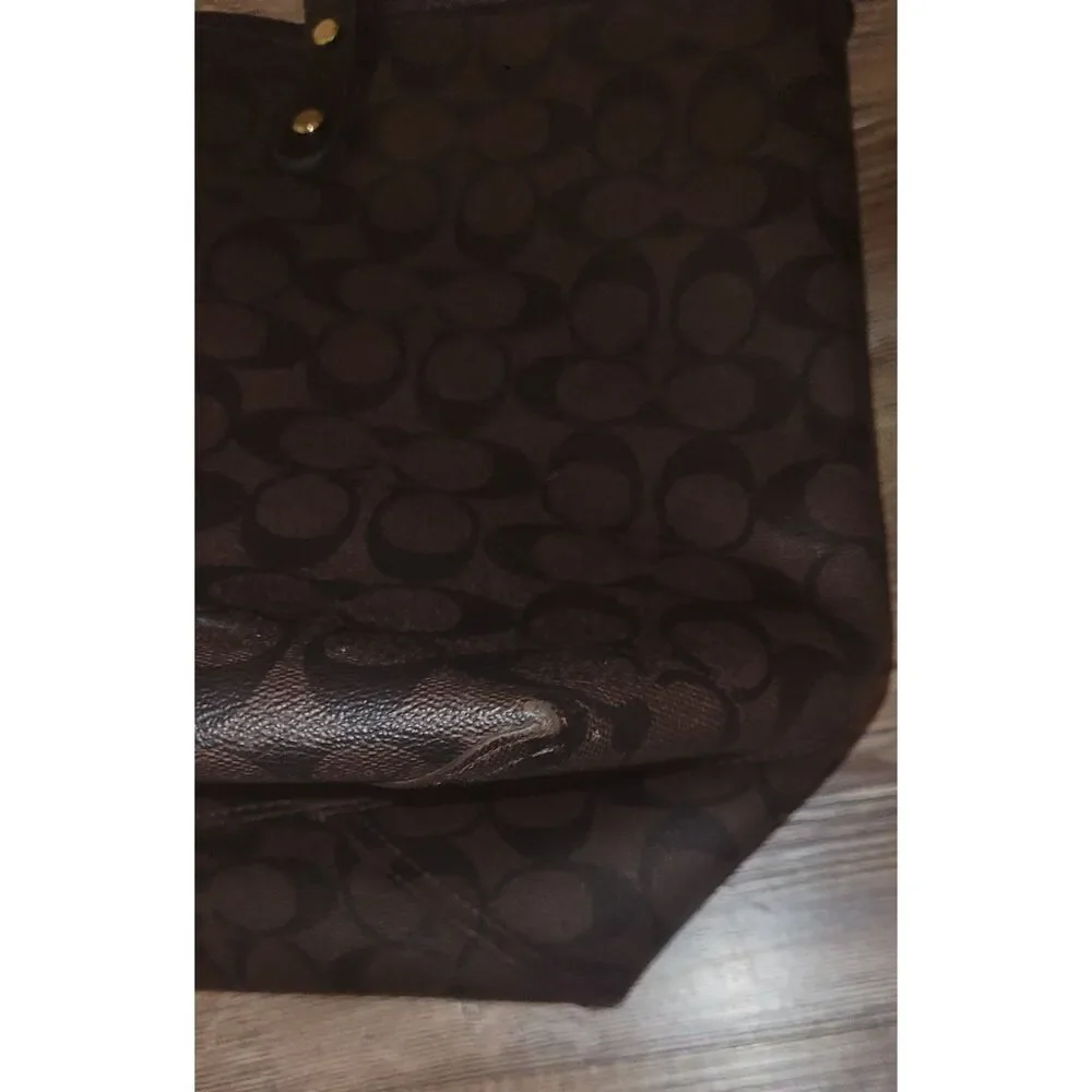 Coach Monogram Tote Bag
